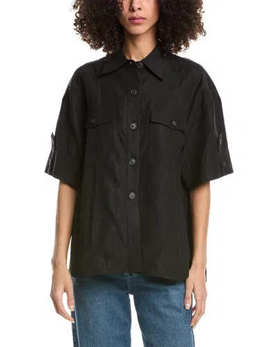 3.1 Phillip Lim Oversized Camp Shirt In Black