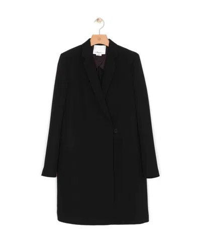 3.1 Phillip Lim Oversized Grandpa Coat In Black