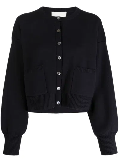 3.1 Phillip Lim Oversized Knitted Cardigan In Black