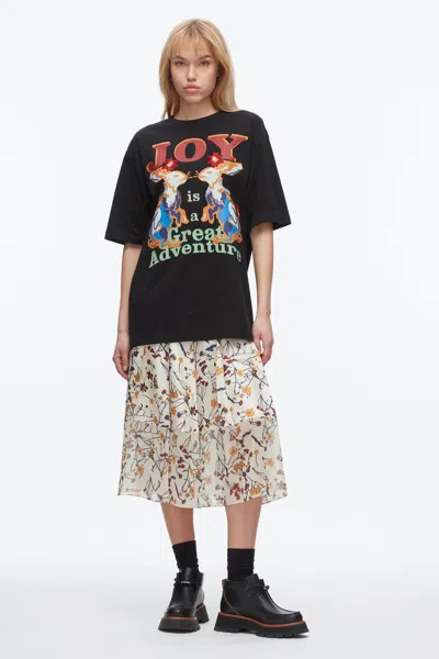 3.1 Phillip Lim Oversized Souvenir Tee In Multi