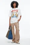 3.1 Phillip Lim Oversized Souvenir Tee In White Multi