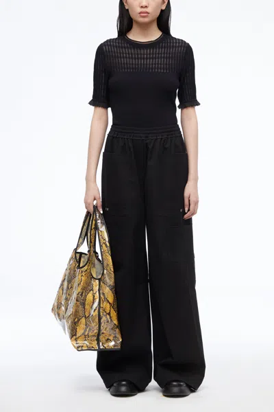 3.1 Phillip Lim Panama Oversized Pant In Black