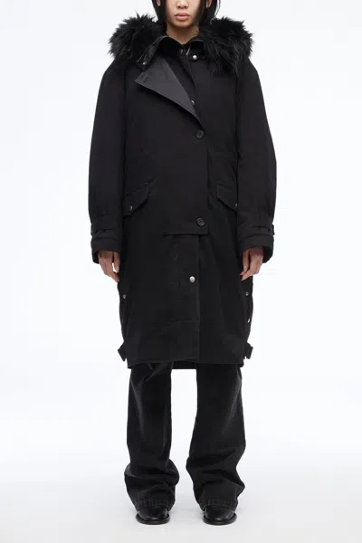 3.1 Phillip Lim Panama Oversized Parka In Black