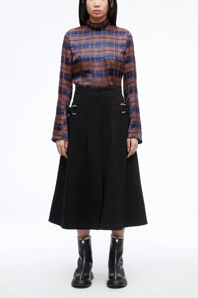 3.1 Phillip Lim Panama Utility Pocket Skirt In Black