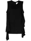3.1 Phillip Lim Panelled-design Sleeveless Top In Black