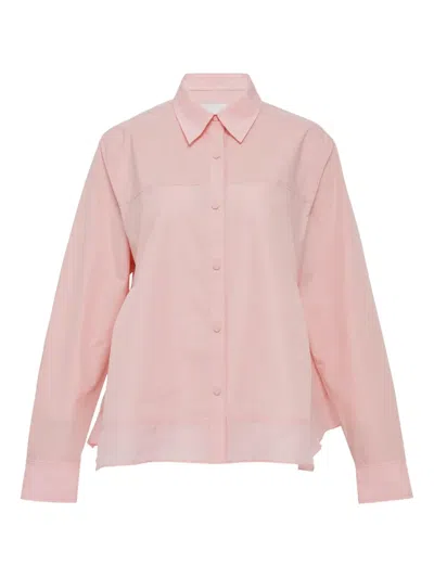 3.1 Phillip Lim Panelled Long-sleeve Shirt In Pink