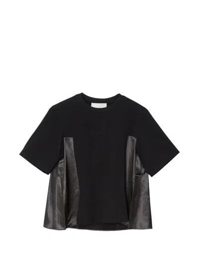 3.1 Phillip Lim Panelled T-shirt In Black