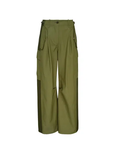 3.1 Phillip Lim Panelled Trousers In Green