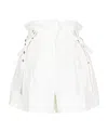 3.1 Phillip Lim Paperbag High Waist Shorts In White