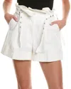 3.1 Phillip Lim Paperbag Linen-blend Short In White