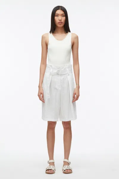 3.1 Phillip Lim Paperbag Waist Short In White