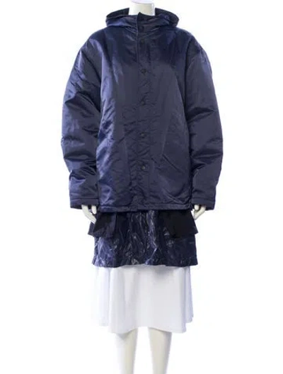 Pre-owned 3.1 Phillip Lim Parka In Blue