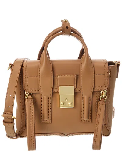 3.1 Phillip Lim Pashli Leather Mini Satchel In Brown