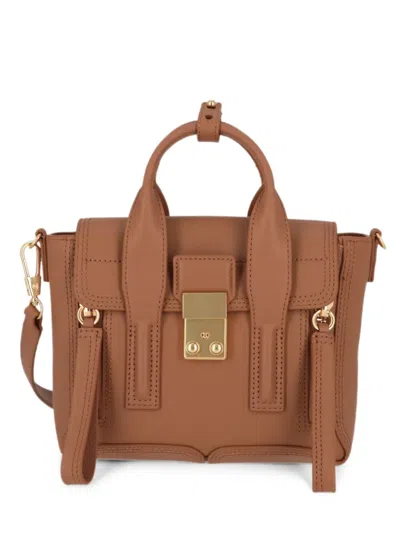 3.1 Phillip Lim Pashli Leather Tote Bag In Brown