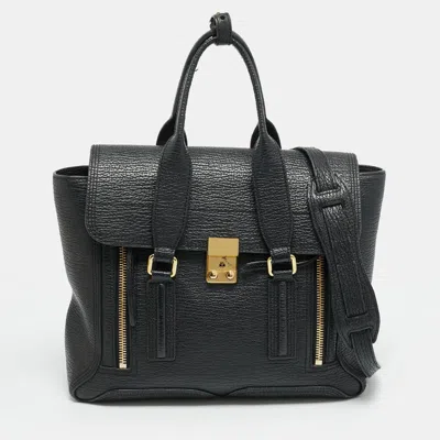 Pre-owned 3.1 Phillip Lim Pashli Medium Black Leather Satchel