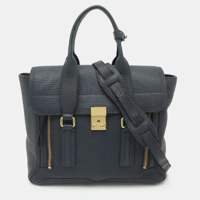 Pre-owned 3.1 Phillip Lim Pashli Medium Blue Leather Satchel