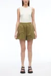 3.1 Phillip Lim Patched Sweatshort In Green