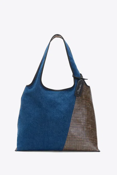 3.1 Phillip Lim Patchwork Denim Market Tote In Multi