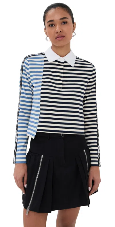3.1 Phillip Lim Patchwork Polo Midnight Multi