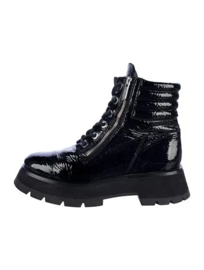 Pre-owned 3.1 Phillip Lim Patent Leather Combat Boots In Multi