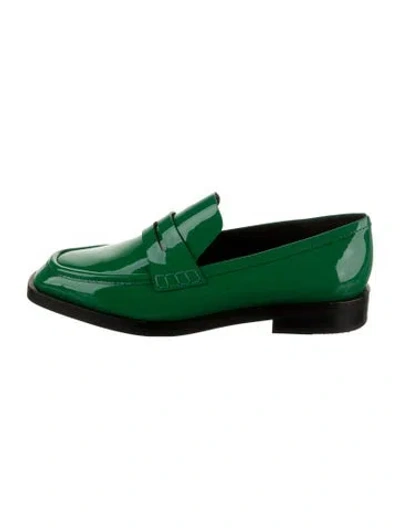 Pre-owned 3.1 Phillip Lim Patent Leather Loafers In Green