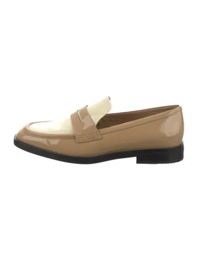 Pre-owned 3.1 Phillip Lim Patent Leather Loafers In Neutral