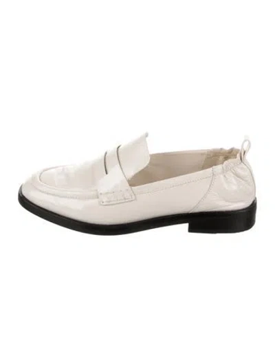 Pre-owned 3.1 Phillip Lim Patent Leather Loafers In Neutral