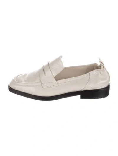 Pre-owned 3.1 Phillip Lim Patent Leather Loafers In Neutrals