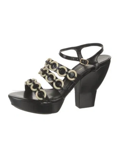 Pre-owned 3.1 Phillip Lim Patent Leather Sandals