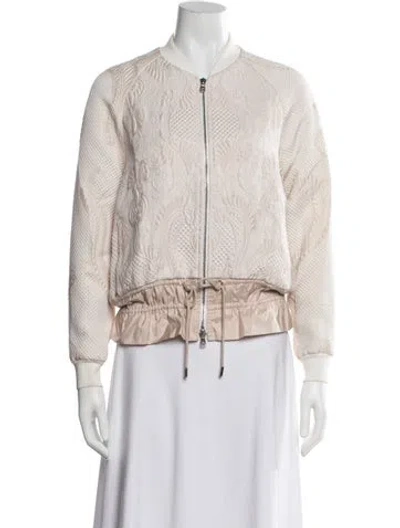 Pre-owned 3.1 Phillip Lim Patterned Bomber Jacket In Multi