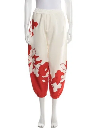 Pre-owned 3.1 Phillip Lim Patterned Embroidered Accent Sweatpants In Neutrals