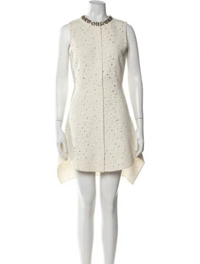 Pre-owned 3.1 Phillip Lim Patterned Mini Dress In Neutrals