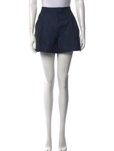 Pre-owned 3.1 Phillip Lim Patterned Mini Shorts In Blue