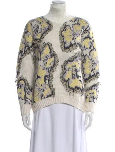 Pre-owned 3.1 Phillip Lim Patterned Turtleneck Sweater In Neutral