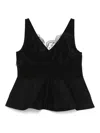3.1 Phillip Lim Peplum Tank Top In Black