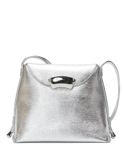 3.1 Phillip Lim Petite Flap Tote Bag In Silver