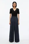 3.1 Phillip Lim Petite Pleated Wide Leg Trouser In Midnight