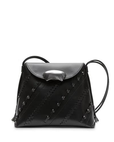 3.1 Phillip Lim Petite Soft Shoulder Bag In Black/silver