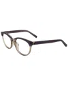 3.1 PHILLIP LIM PHILLIP LIM BY LINDA FARROW MEN'S PL48 51MM OPTICAL FRAMES