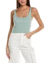 3.1 Phillip Lim Picot Stitch Wool-blend Tank Top In Green