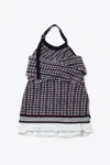 3.1 Phillip Lim Plaid Jacquard Back-tie Halter In Multi