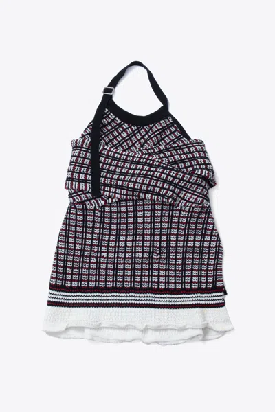 3.1 Phillip Lim Plaid Jacquard Back-tie Halter In Multi