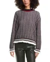 3.1 Phillip Lim Plaid Jacquard Open Back Wool-blend Pullover In Multi
