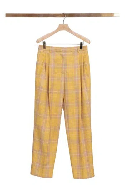 3.1 Phillip Lim Plaid Jacquard Straight Leg Trousers