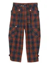 3.1 Phillip Lim Plaid-pattern Cropped Trousers In Blue
