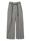 3.1 Phillip Lim Plaid-pattern Drawstring Trousers In Gray