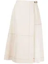 3.1 Phillip Lim Pleat-detail Midi Skirt In Neutrals