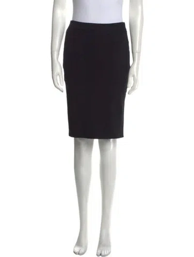 Pre-owned 3.1 Phillip Lim Pleated Accents Knee-length Skirt In Black