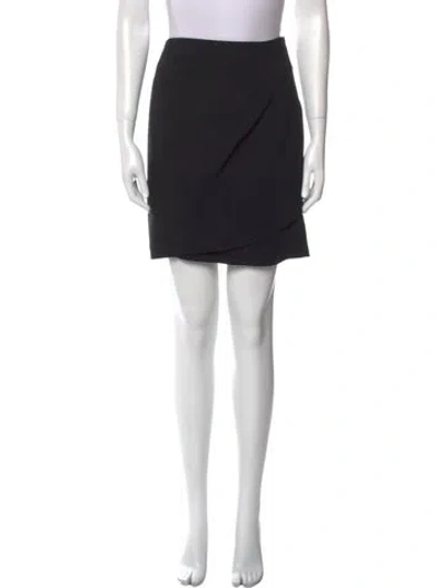 Pre-owned 3.1 Phillip Lim Pleated Accents Mini Skirt In Black