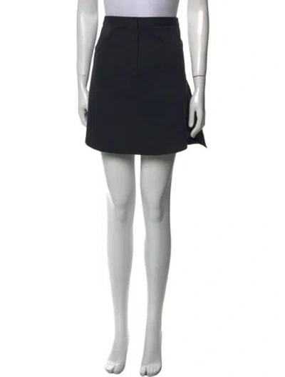 Pre-owned 3.1 Phillip Lim Pleated Accents Mini Skirt In Gray